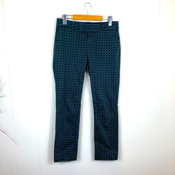 Banana Republic Blue/Green Dress Pants Sz 0 - Picture 3 of 10